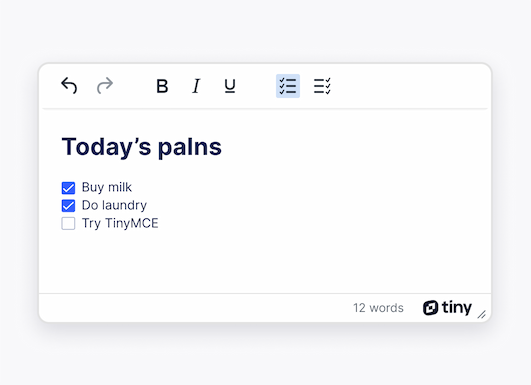 Increase user productivity